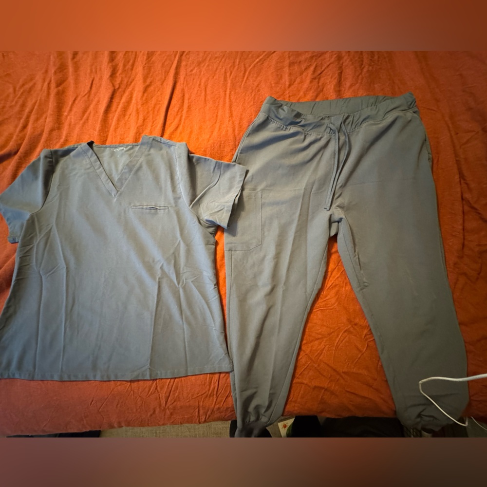 Mandala Scrubs, 2XL, Pewter